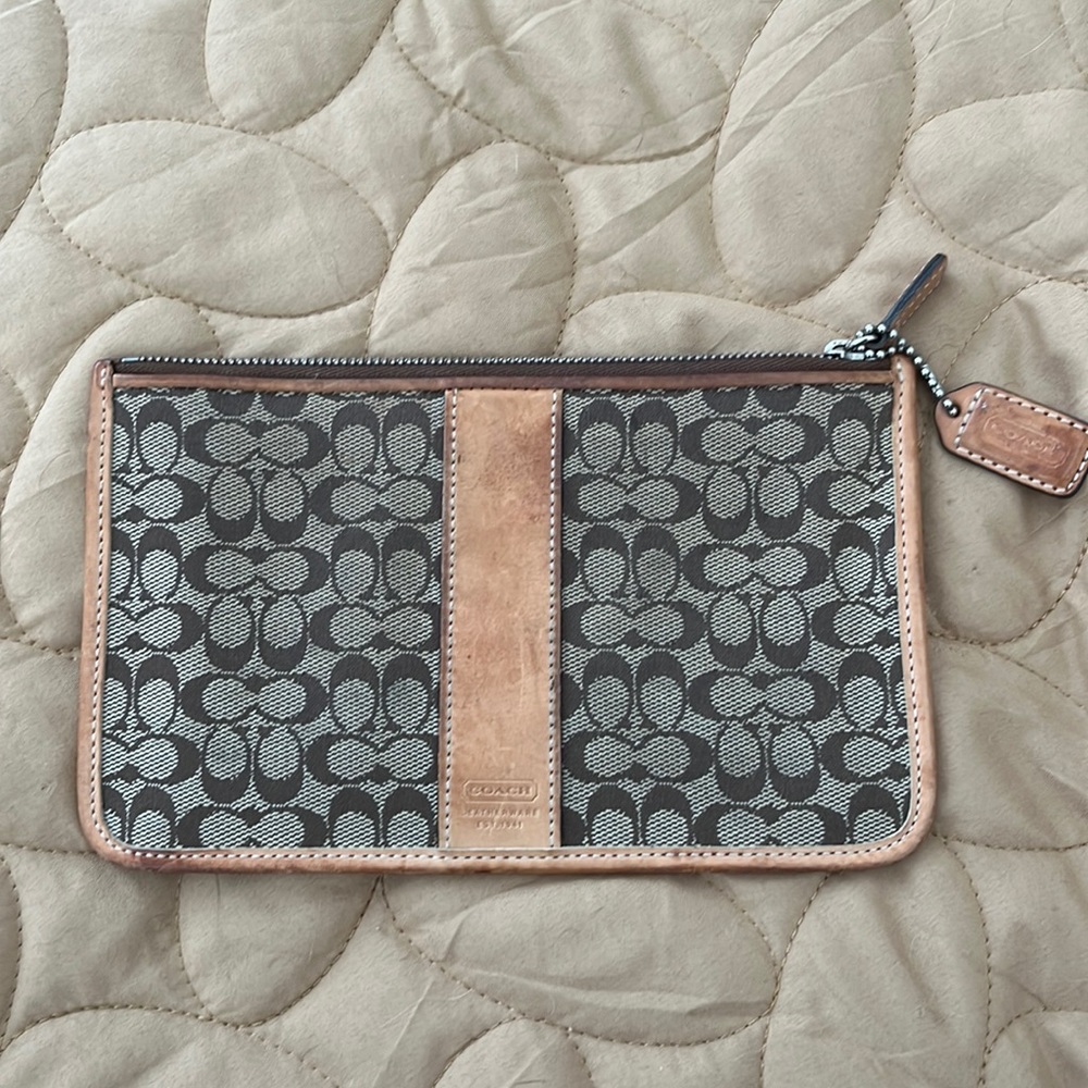 Coach cosmetic bag